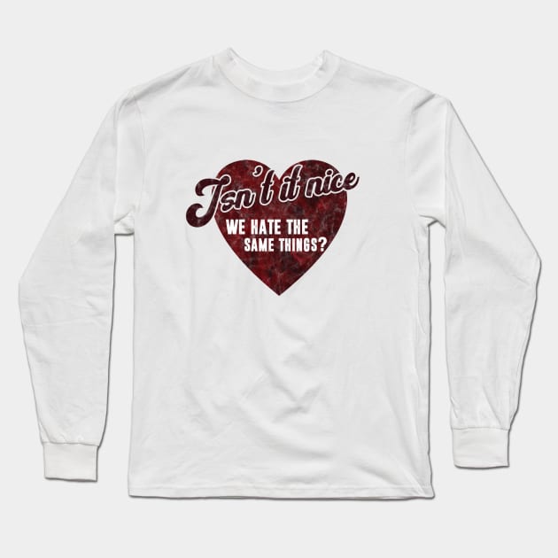 Best Friends - The Same Things Long Sleeve T-Shirt by karutees